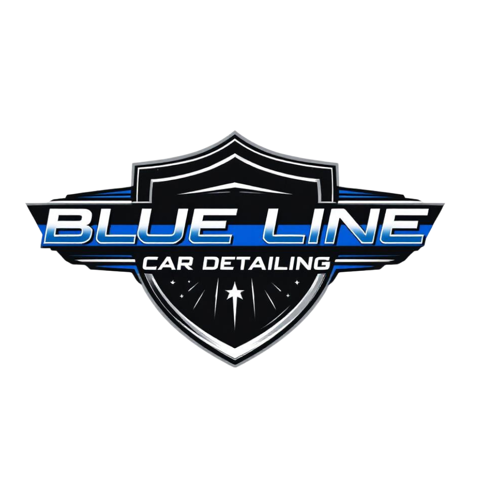 Blue Line Car Detailing Logo